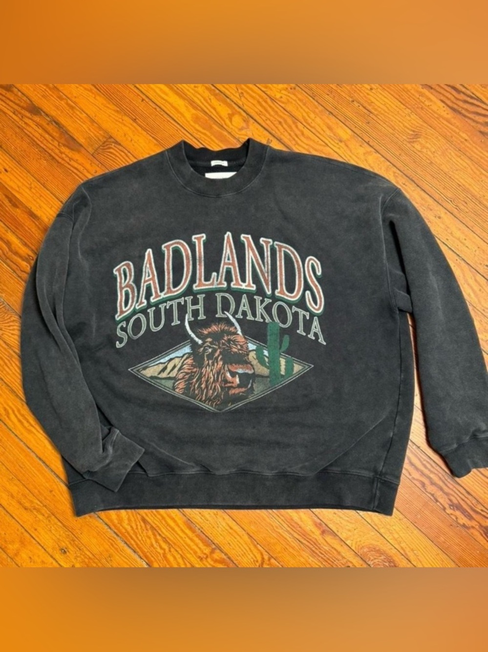 Abercrombie  Badlands Graphic Crewneck Sweatshirt